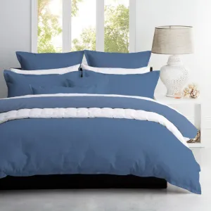 Platinum Collection ASCOT STEEL QUILT COVER SET