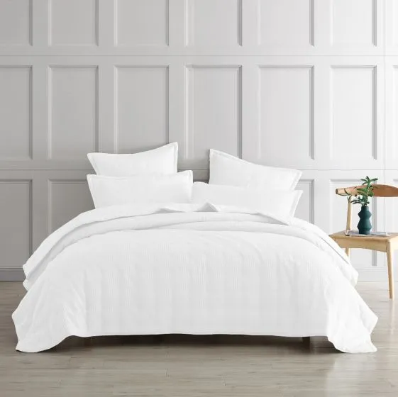 Platinum Collection ASCOT WHITE Coverlet
