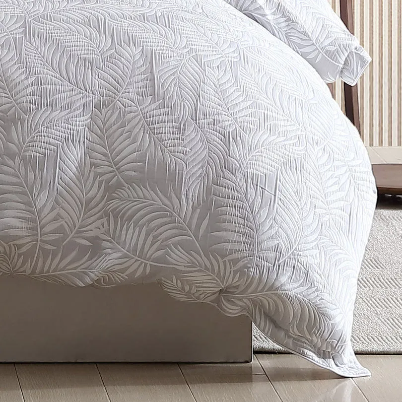 Platinum Collection KOKO SILVER QUILT COVER SET