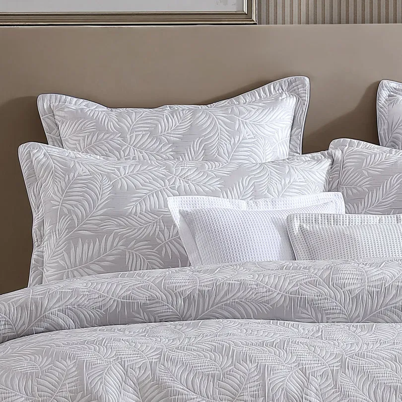 Platinum Collection KOKO SILVER QUILT COVER SET