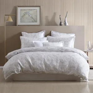 Platinum Collection KOKO SILVER QUILT COVER SET