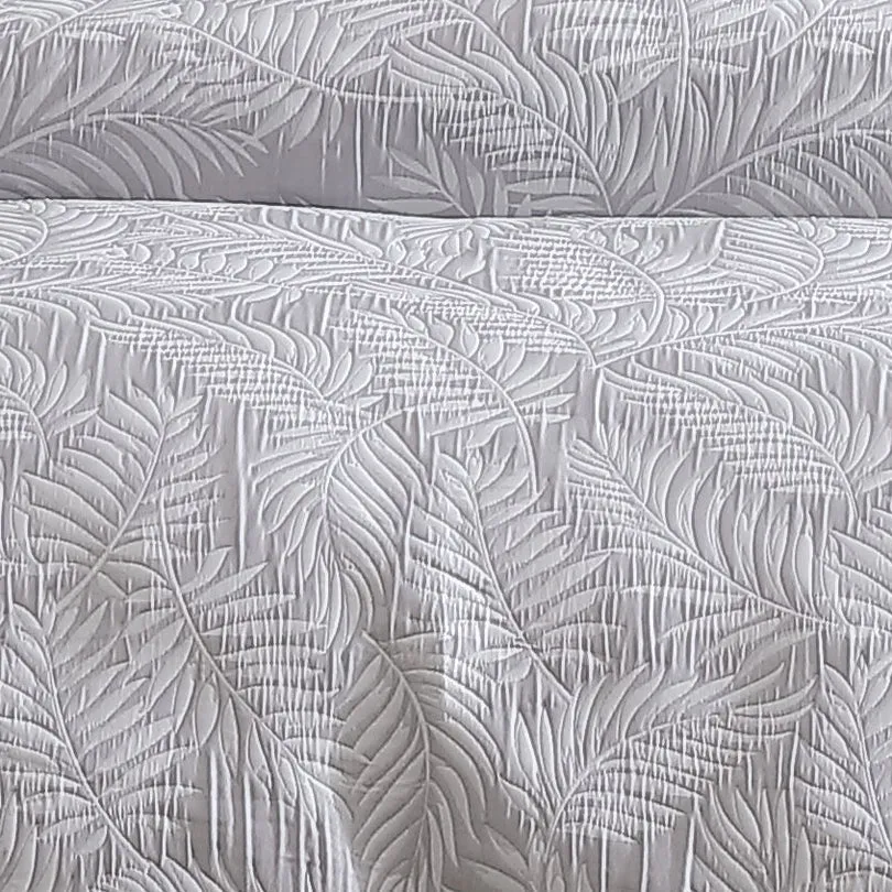 Platinum Collection KOKO SILVER QUILT COVER SET