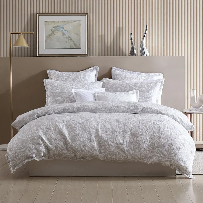 Platinum Collection KOKO SILVER QUILT COVER SET