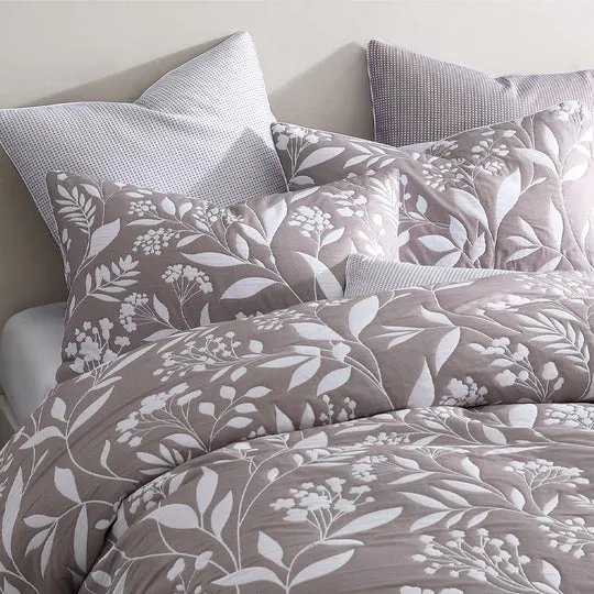 Platinum Collection MADISON LATTE QUILT COVER SET