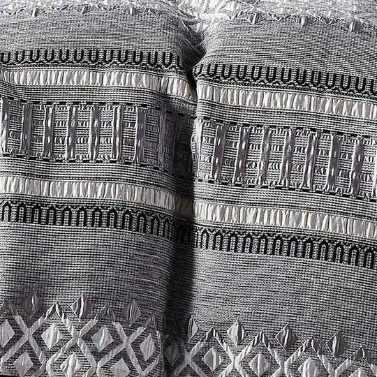 Platinum Collection TRIBECA STEEL QUILT COVER SET