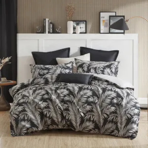 Platinum Collection VILLA BLACK QUILT COVER SET