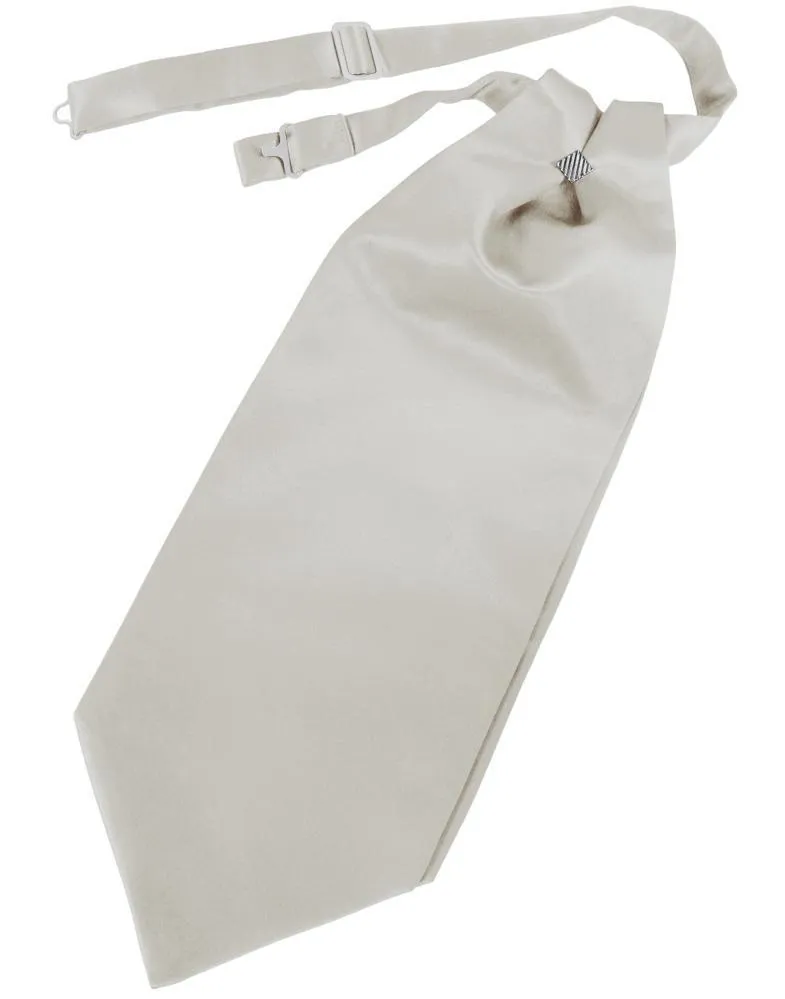 Platinum Luxury Satin Cravat