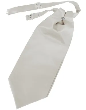 Platinum Solid Satin Kids Cravat