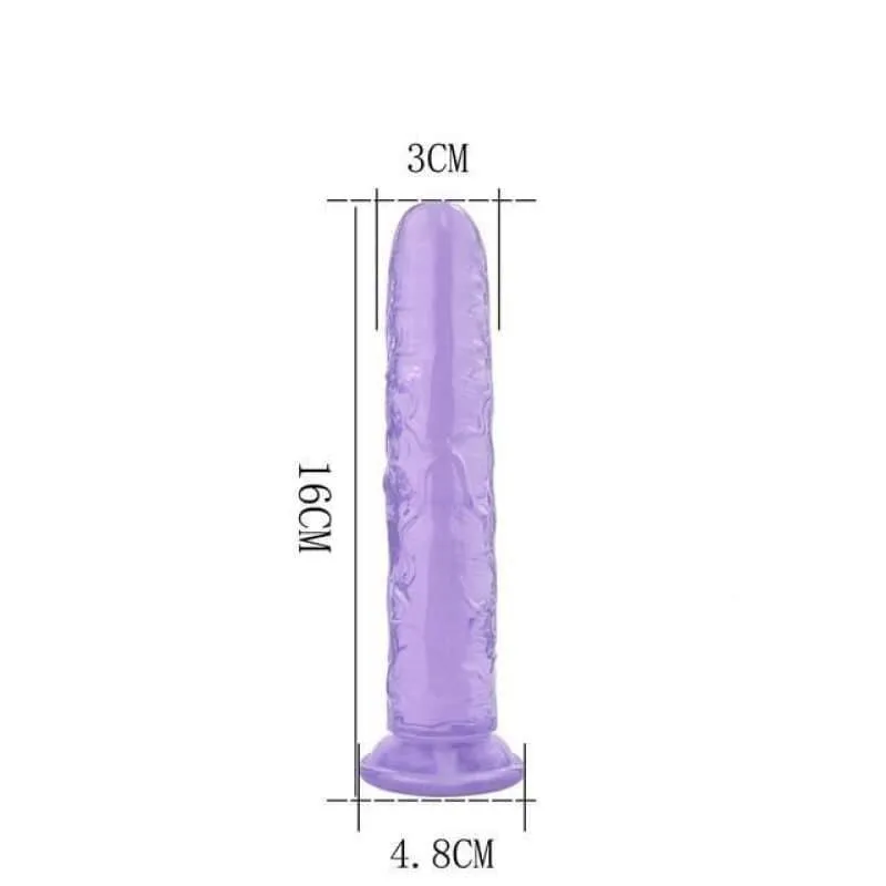 Plug Anal Silicone strap 16cm Violet