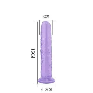 Plug Anal Silicone strap 16cm Violet
