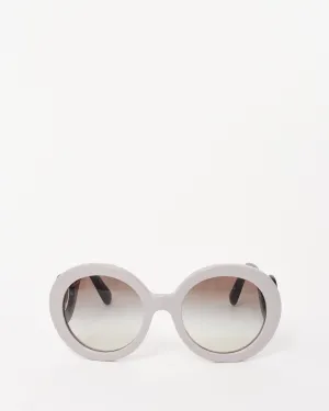 Prada Grey and Black Baroque SPR27N Sunglasses