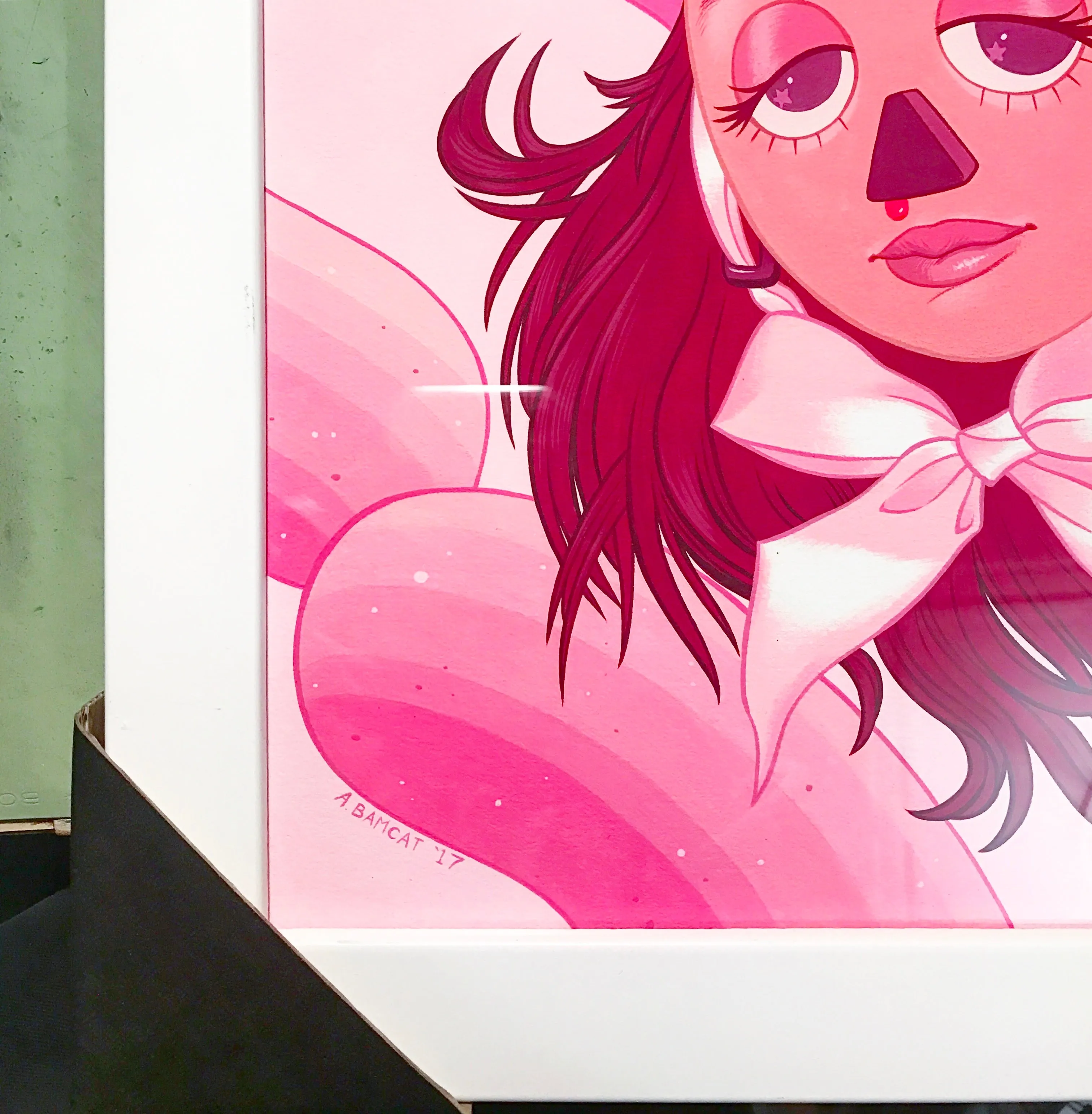 "Bang Up Betty” 11x14" Framed Original Painting