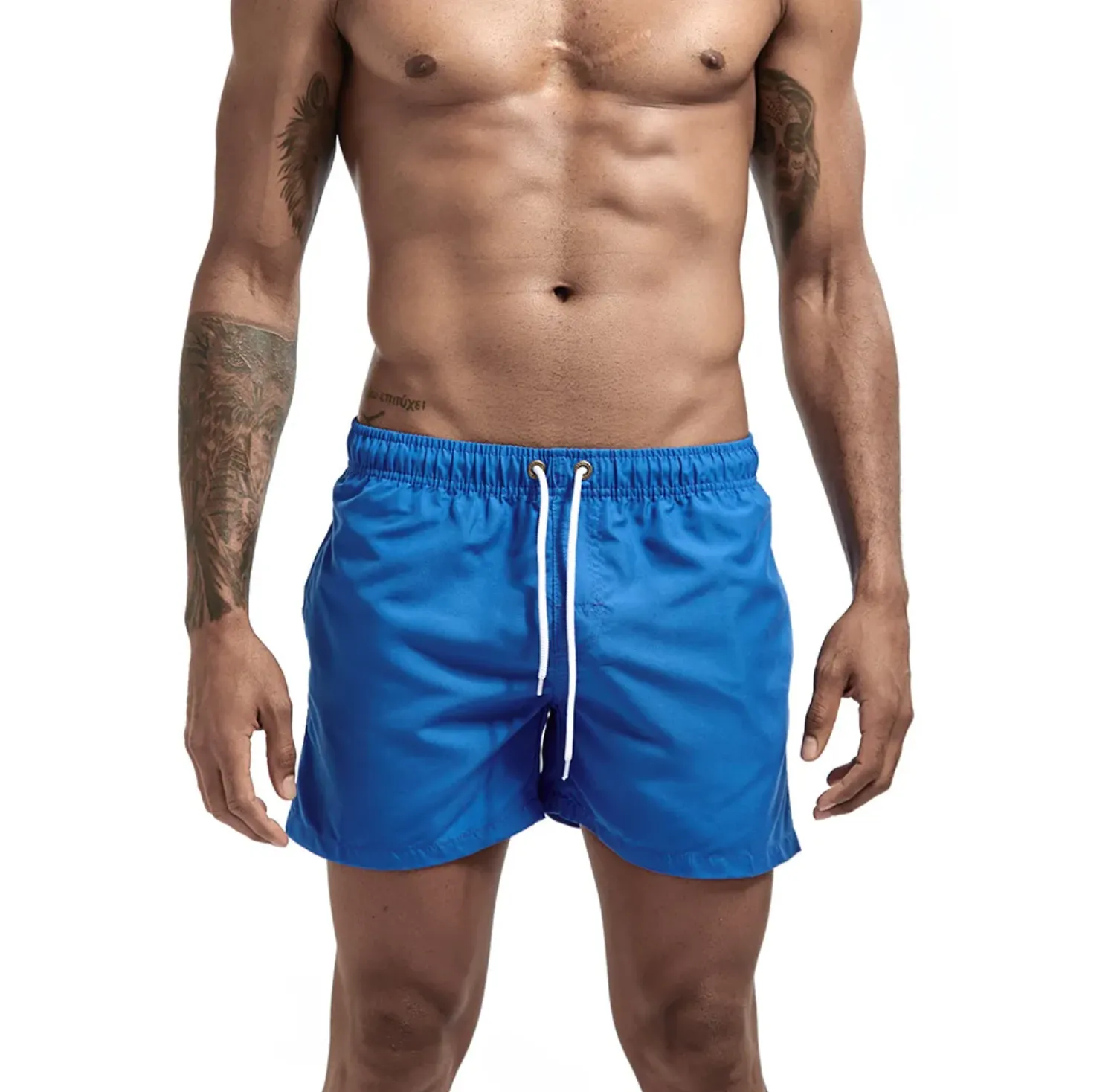 "SWIM" Maillot de bain Short de plage Homme couleur Bleu Ciel -  URB1™
