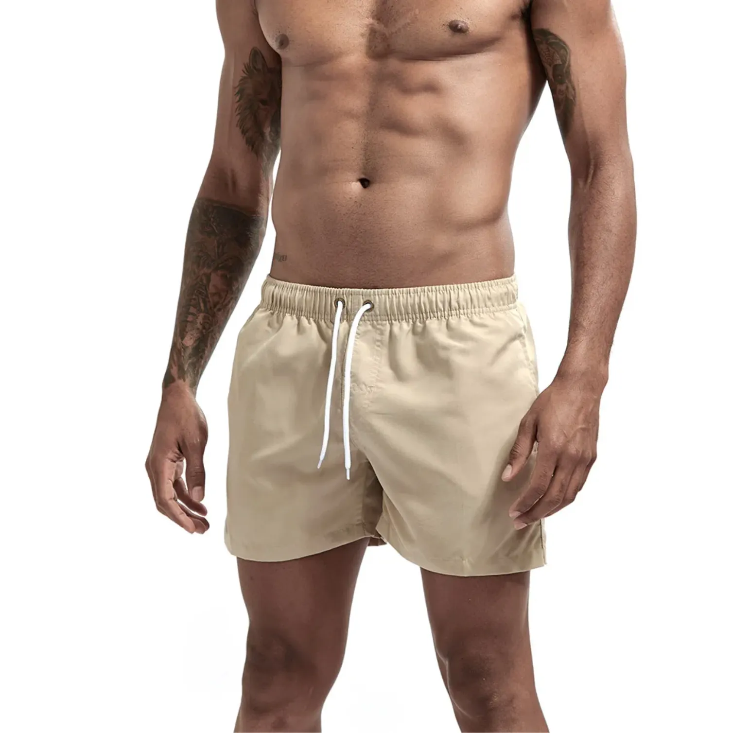 "SWIM" Maillot de bain Short de plage Homme couleur Bleu Ciel -  URB1™