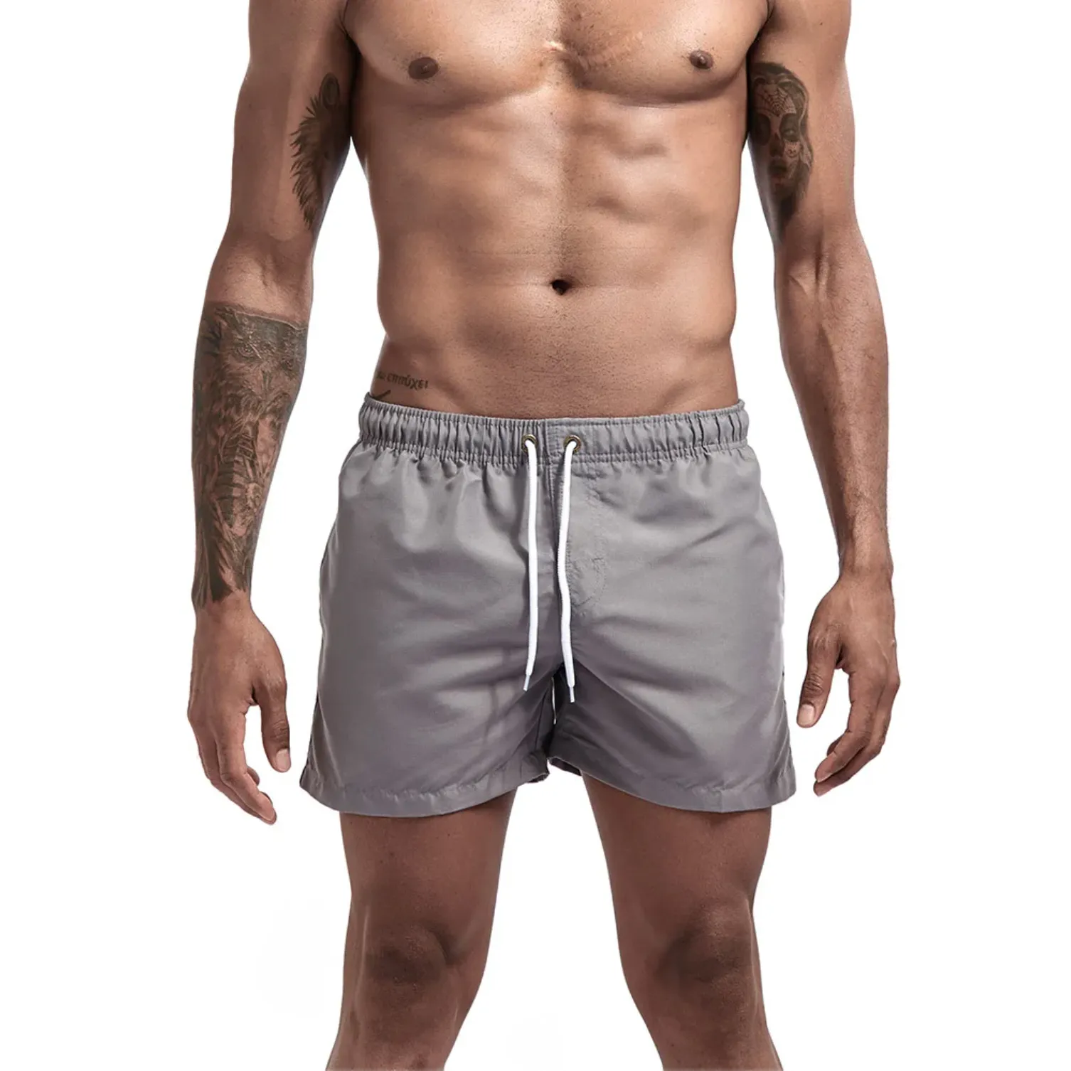 "SWIM" Maillot de bain Short de plage Homme couleur Gris -  URB1™