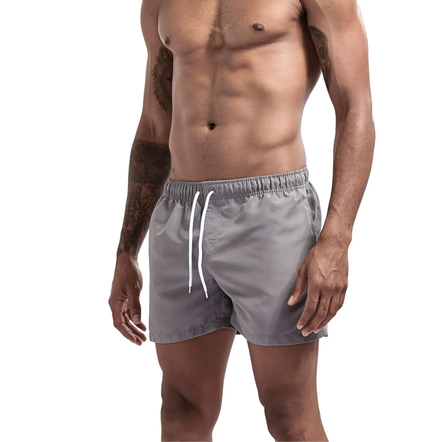 "SWIM" Maillot de bain Short de plage Homme couleur Gris -  URB1™