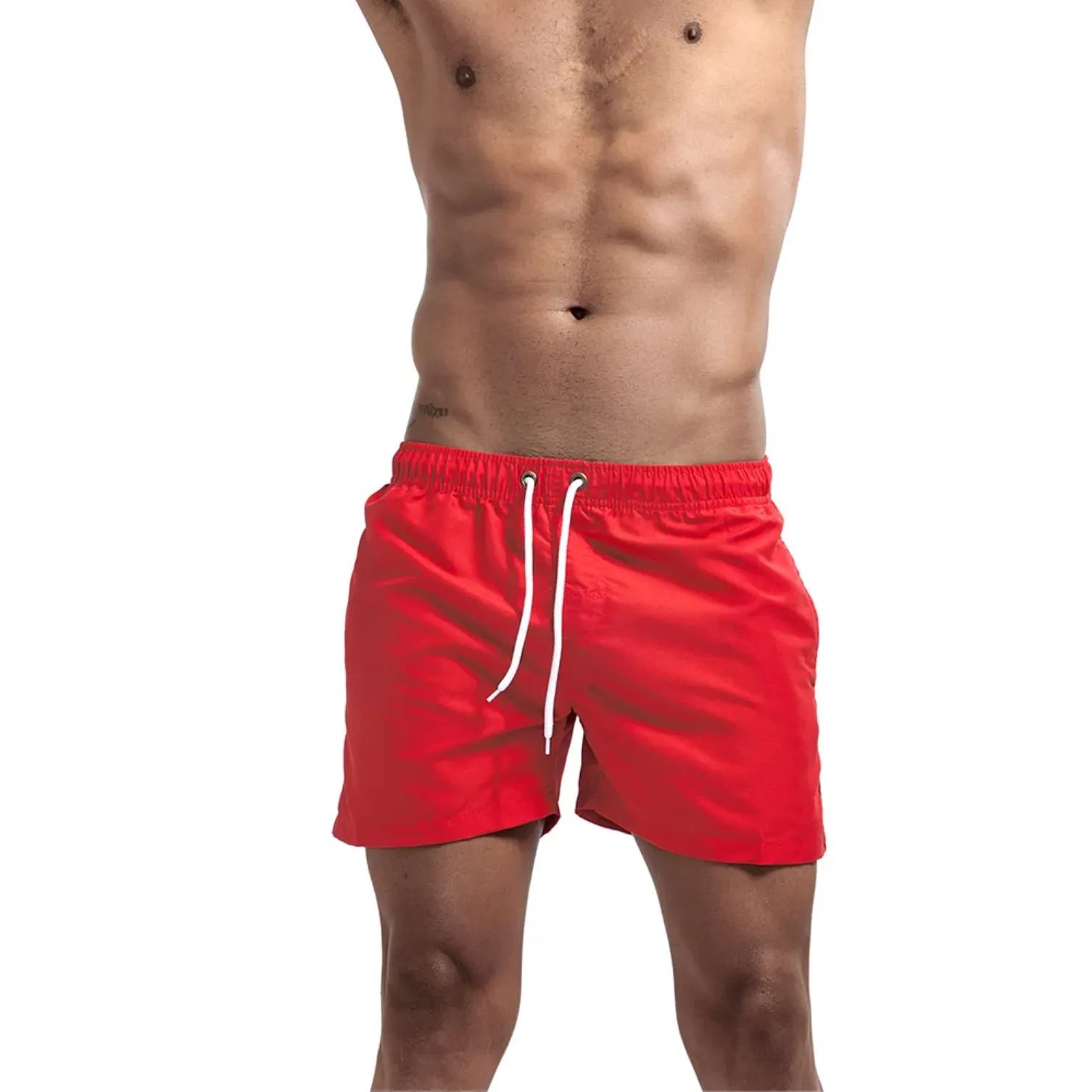"SWIM" Maillot de bain Short de plage Homme couleur Rouge -  URB1™