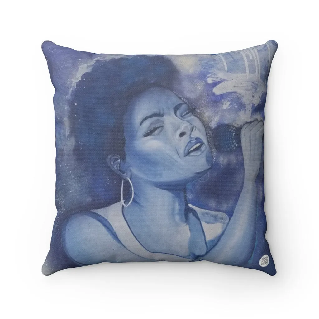 "The Jazz Singer" 18"x18" Premium Square Pillow