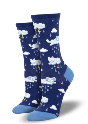 Raining Cats and Dogs Women's Socks