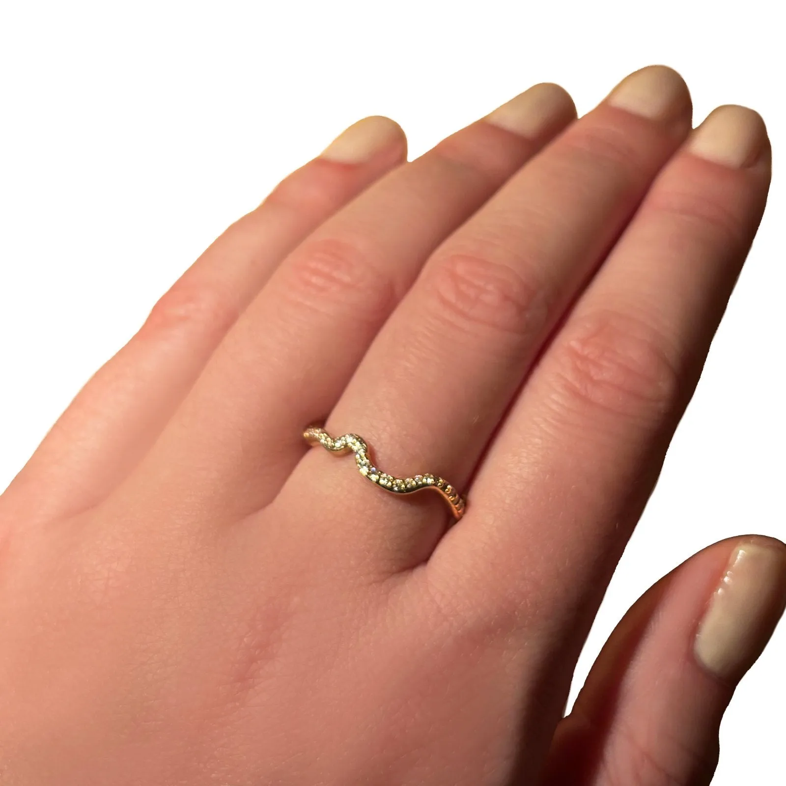 Ripple Ring - Full Pavé