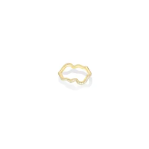 Ripple Ring - Full Pavé