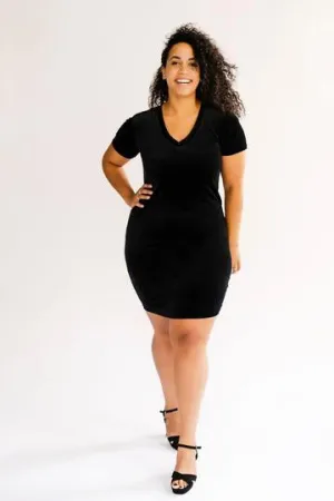 Robe noire Velour