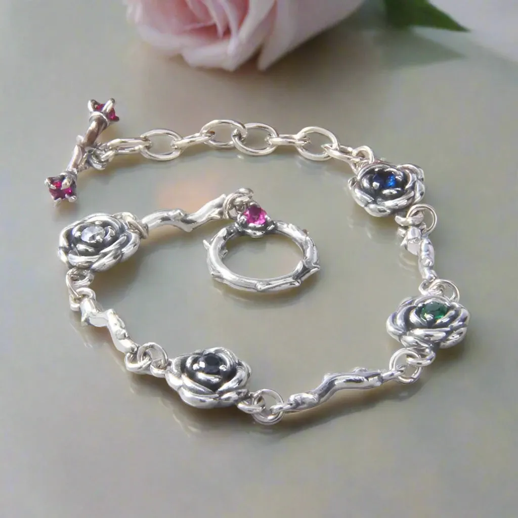 Roses and Thorns Buckle Bracelet