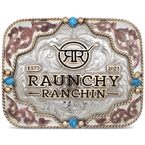 Rowdy Rose Custom Buckle