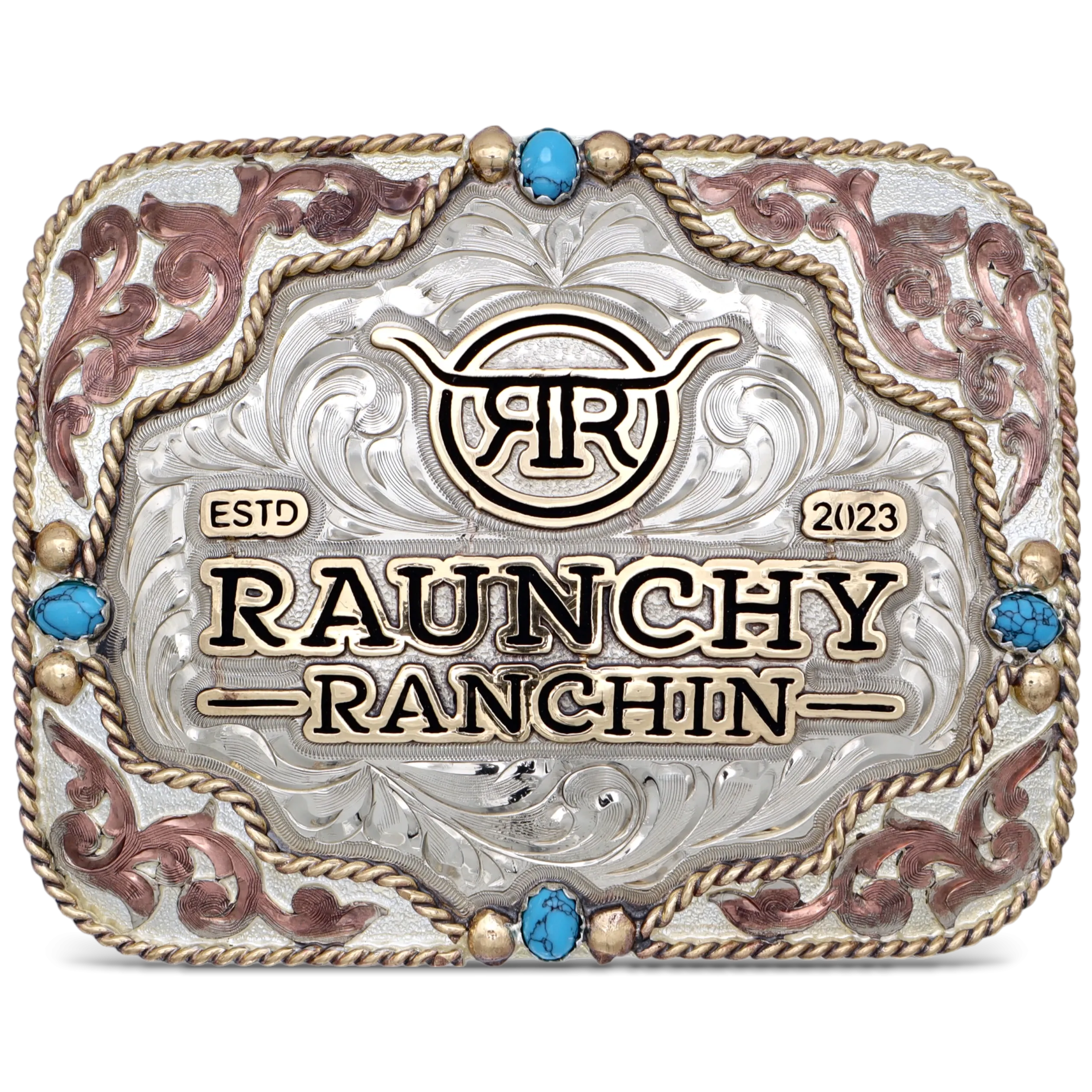 Rowdy Rose Custom Buckle