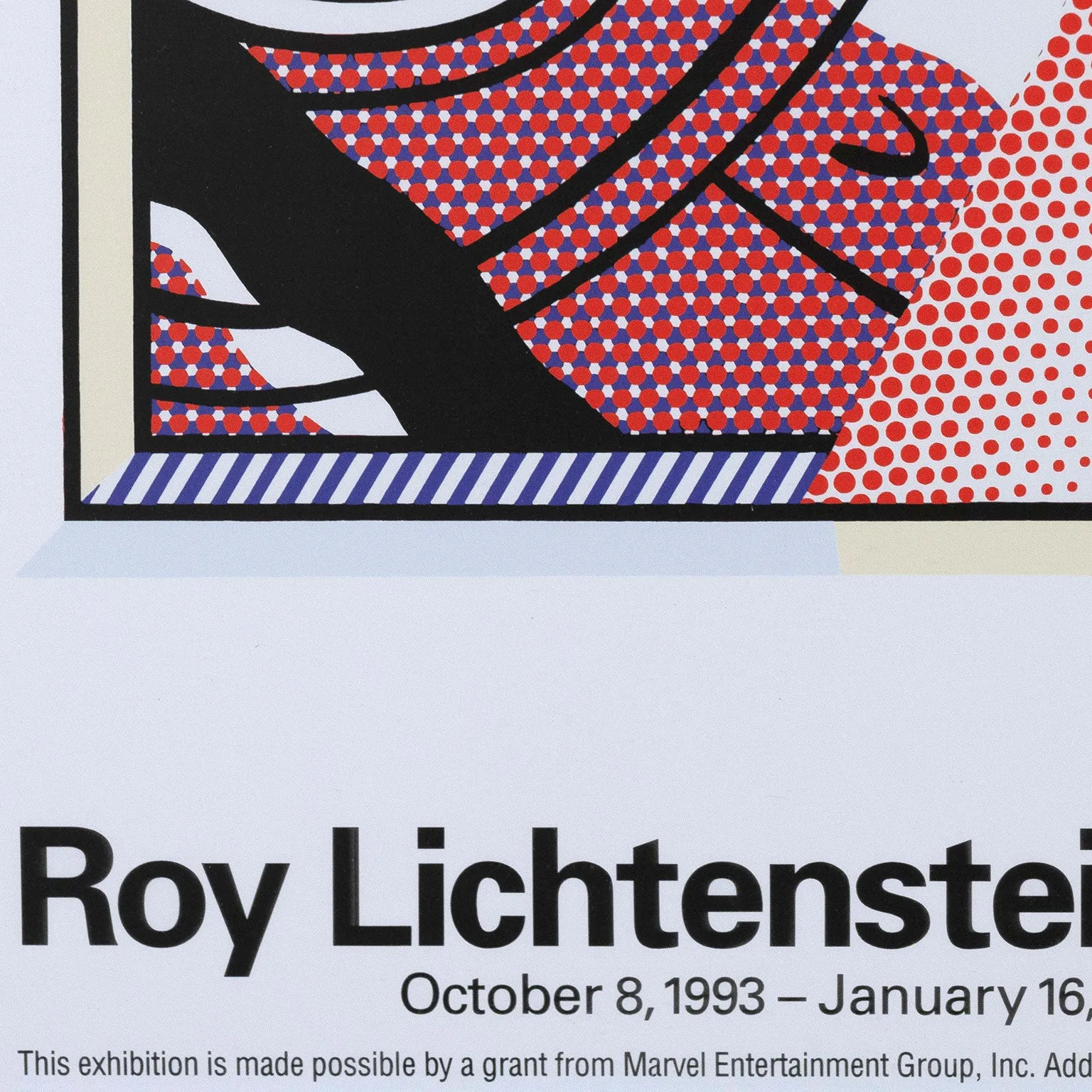 ROY LICHTENSTEIN "GUGGENHEIM" POSTER, 1993