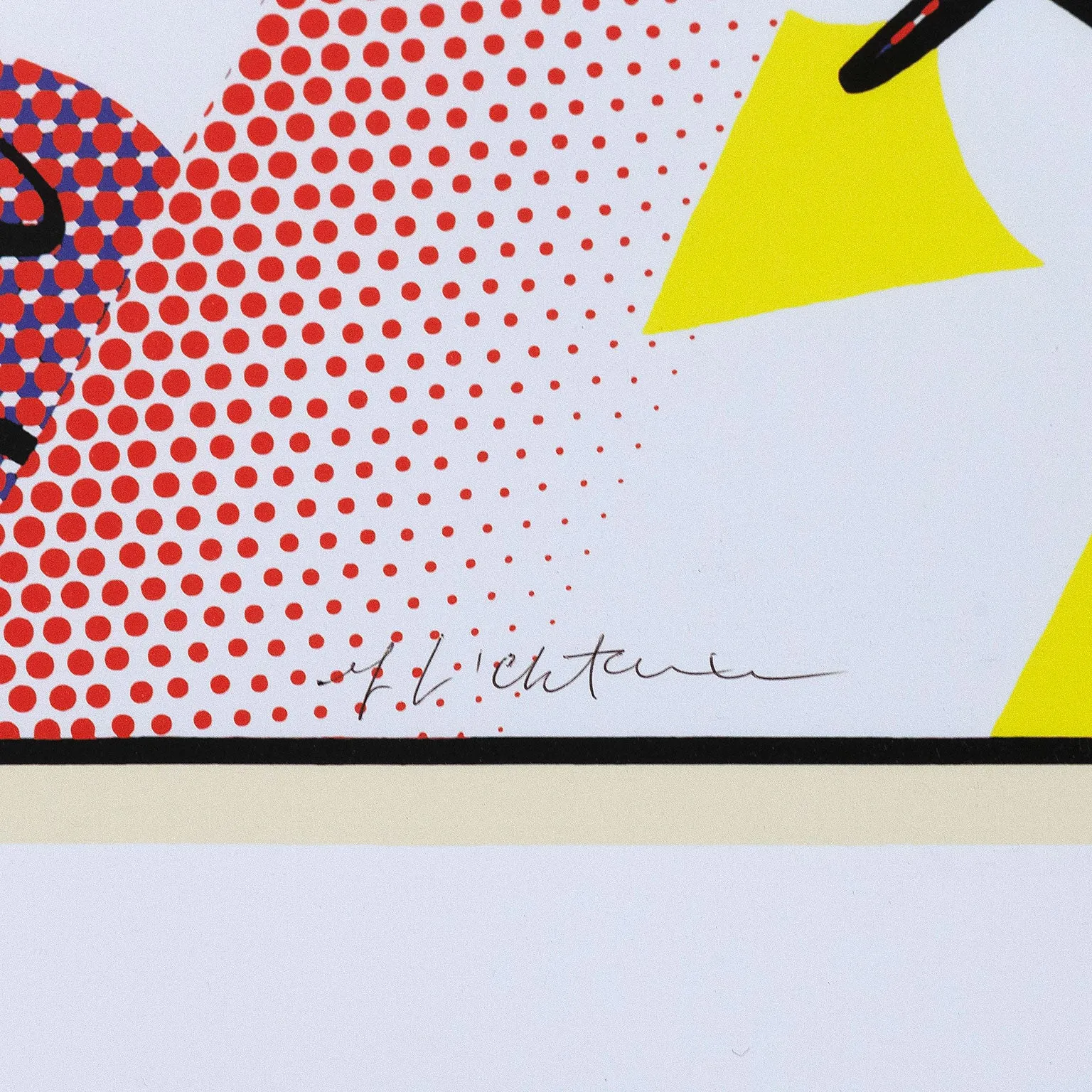 ROY LICHTENSTEIN "GUGGENHEIM" POSTER, 1993