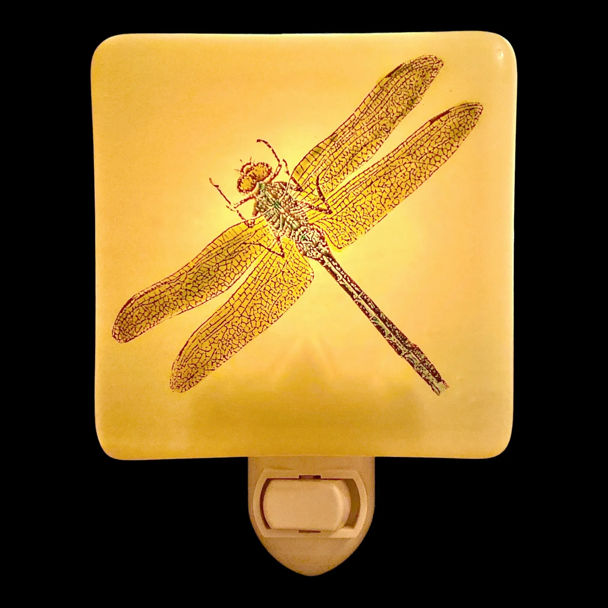 Rustic Dragonfly Night Light