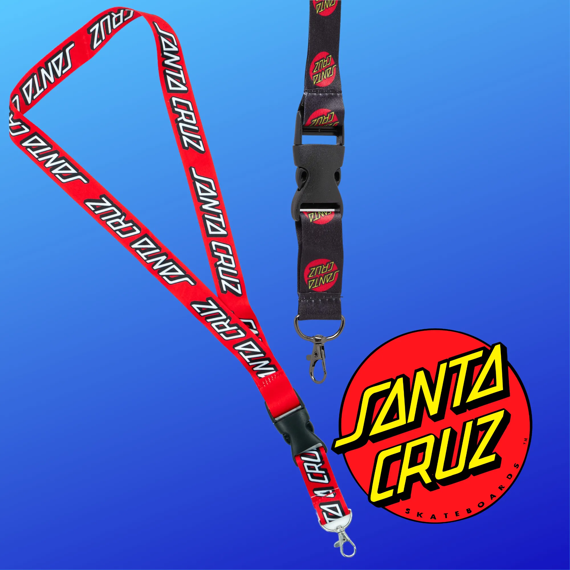 Santa Cruz Lanyard Assorted