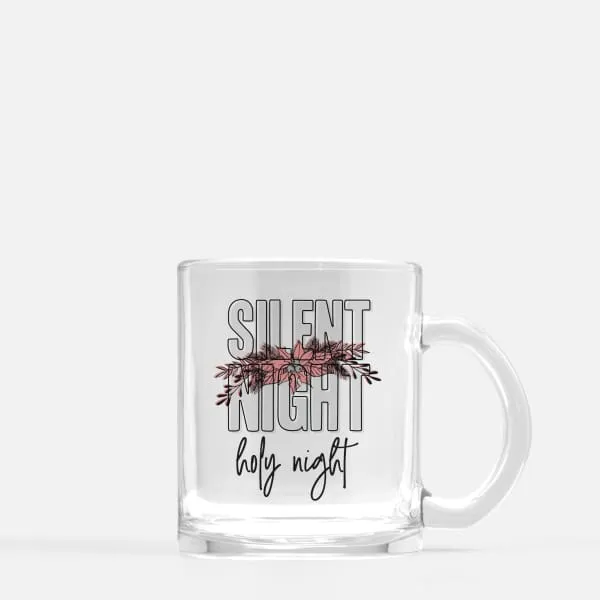 Silent Night modern retro Christmas
