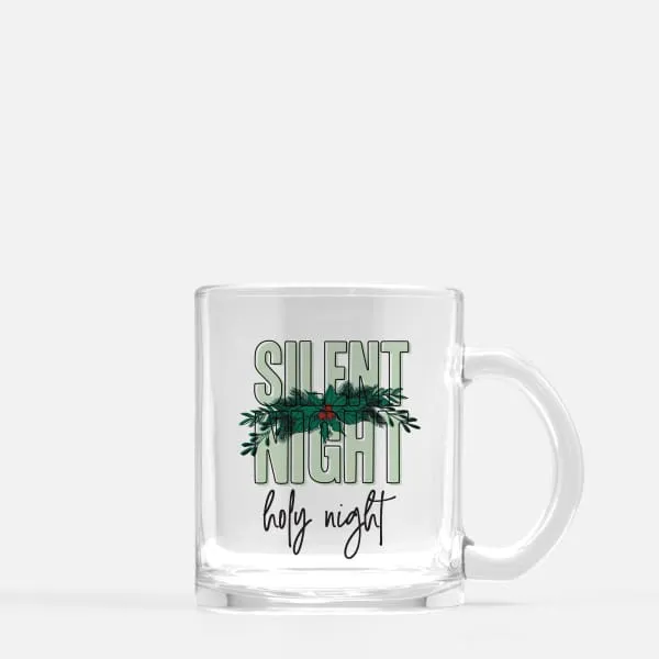 Silent Night modern retro Christmas