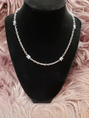 Simple Beauty Necklace: Silver