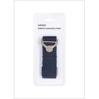 Simple Buckle Luggage Strap (Dark Blue)