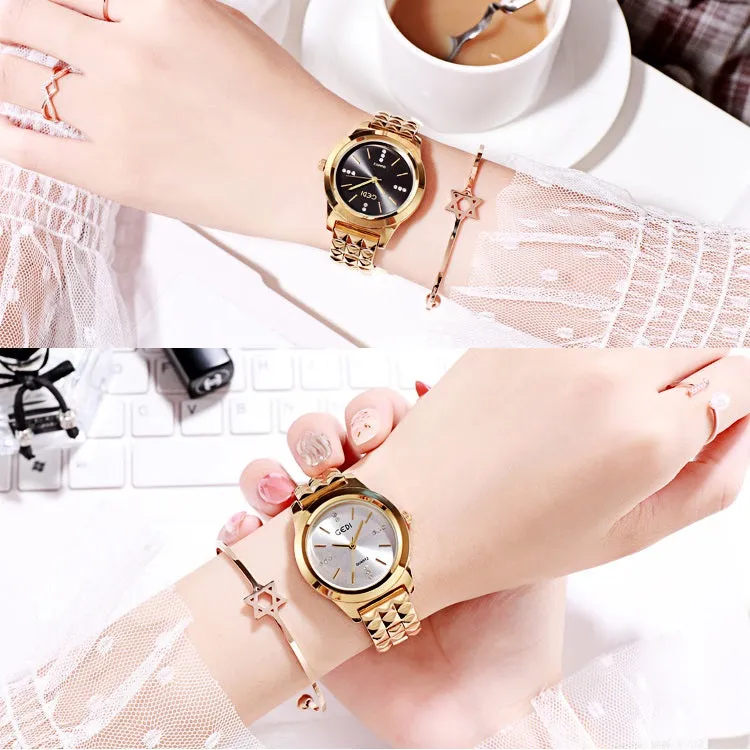 Simple Quartz Women's Wristwatch