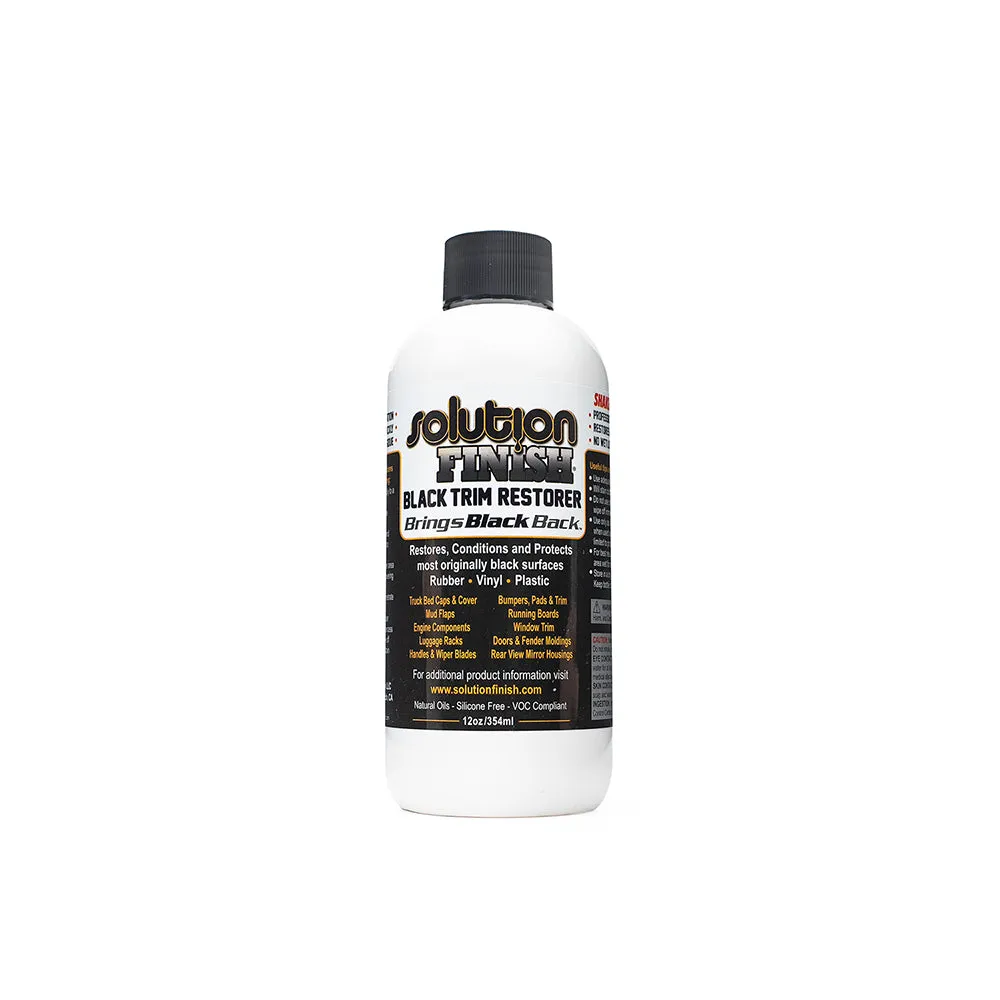 SOLUTION FINISH - Black Trim Restorer (Restaurateur de moulures)