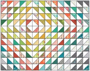 SOULFUL SUNSHINE Quilt Pattern (Digital PDF), by Pam Selkirk 21" x 16 1/2" FREE Download
