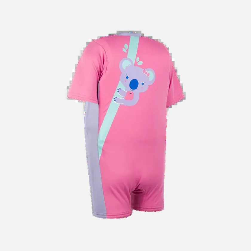 Speedo Printed Kids Float Suit -Galinda/Hard Candy/Marine Blue