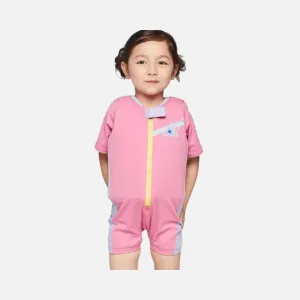 Speedo Printed Kids Float Suit -Galinda/Hard Candy/Marine Blue