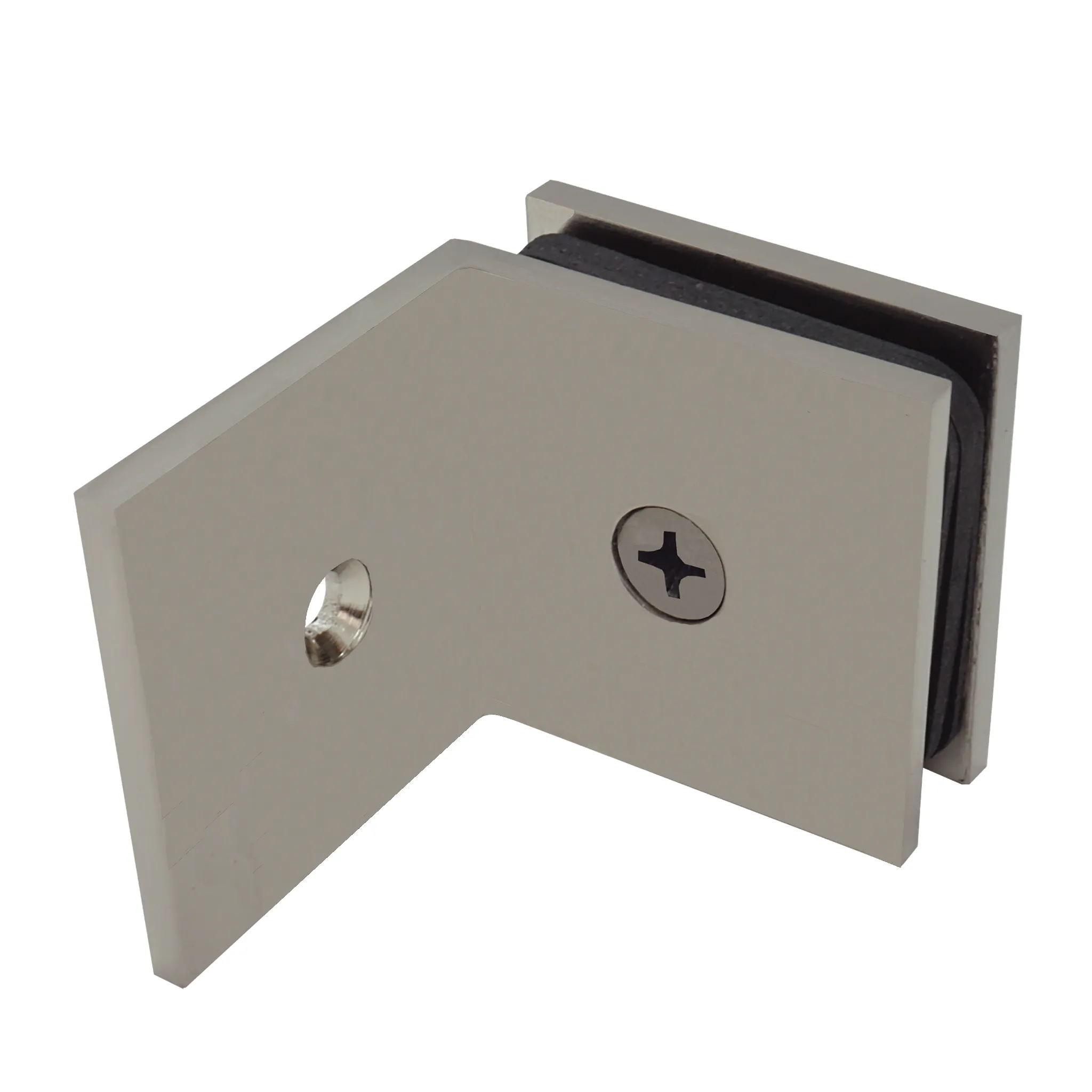 [SQC039] Square Shower Clamps - Wall Mount, Offset (CH, BN, MBL, SB)