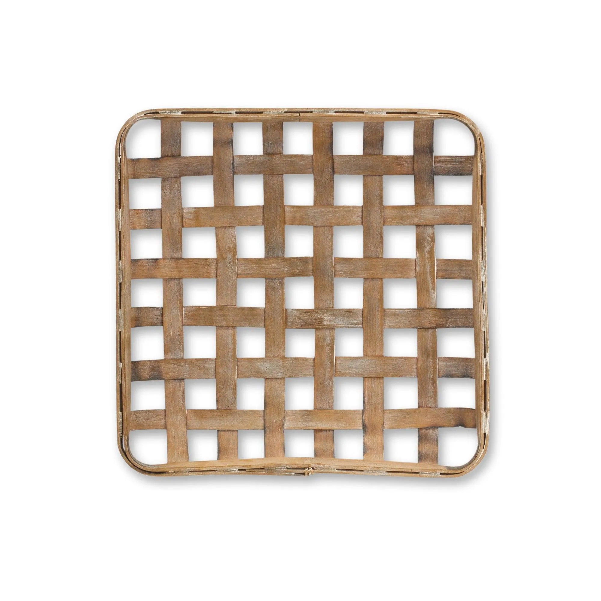 Square Bamboo Basket Tray (Set of 2)