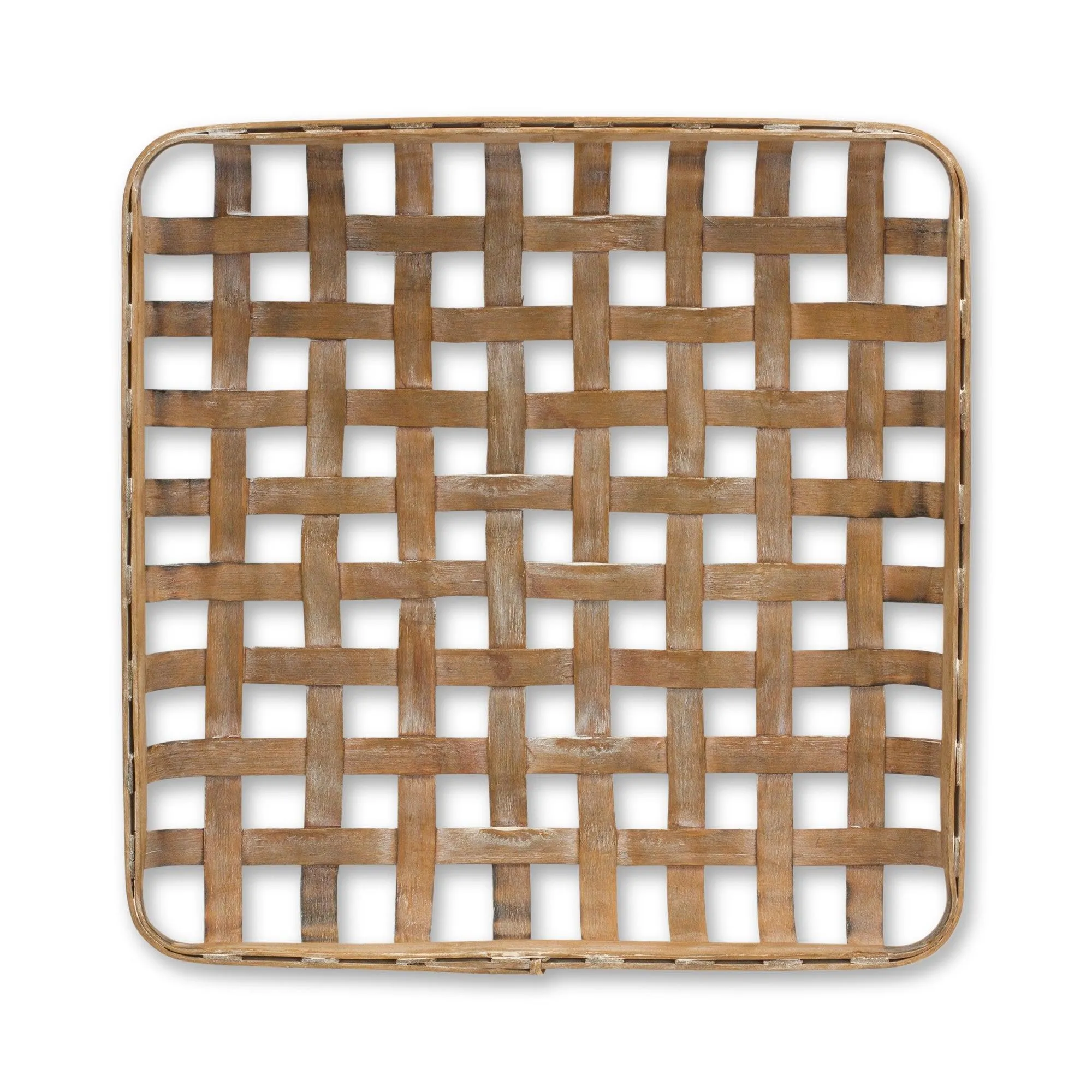 Square Bamboo Basket Tray (Set of 2)