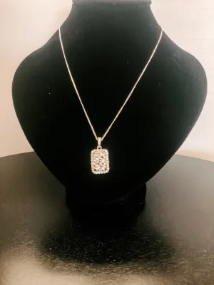 Square Pendant Necklace