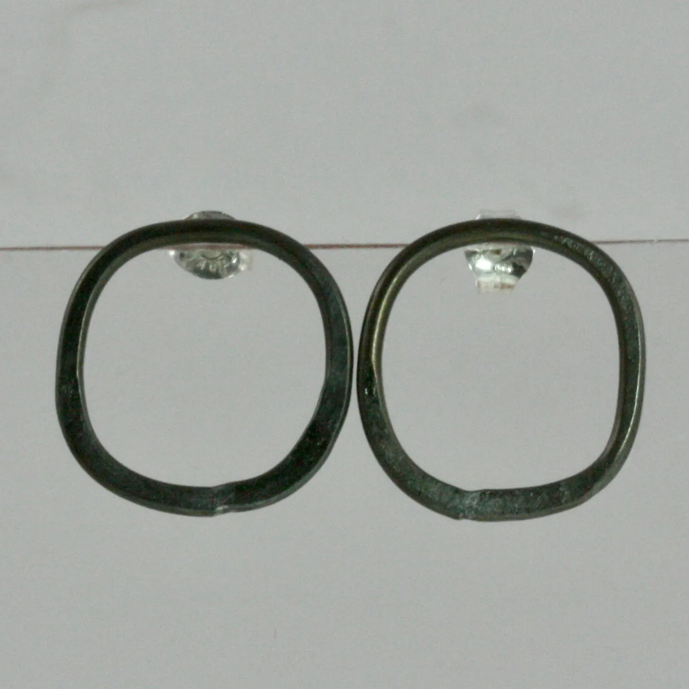 Square Stainless Steel Post Earrings
