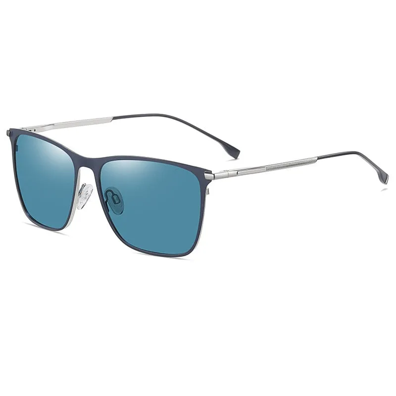 Square Ultra Simple Polarized Sunglasses For Men