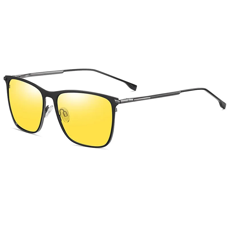 Square Ultra Simple Polarized Sunglasses For Men
