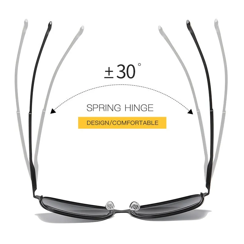 Square Ultra Simple Polarized Sunglasses For Men